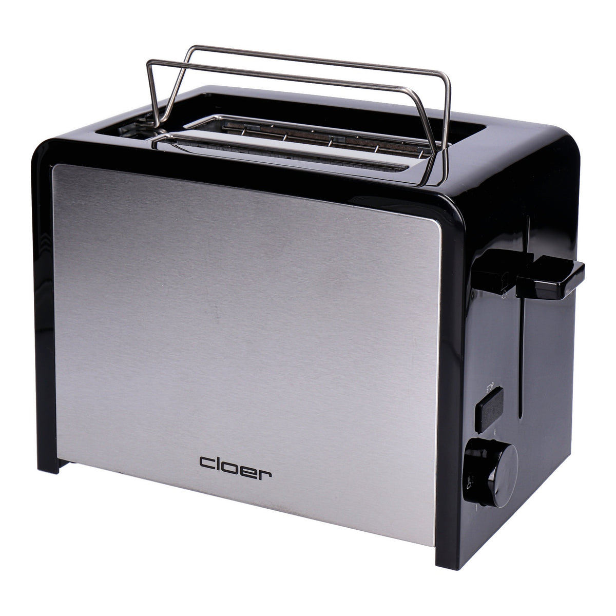 Produktbild Toaster - Cloer 3210 2-Scheiben Toaster Edelstahl / Schwarz