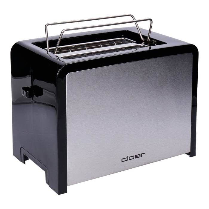 Cloer 3210 2-Scheiben Toaster Edelstahl / Schwarz