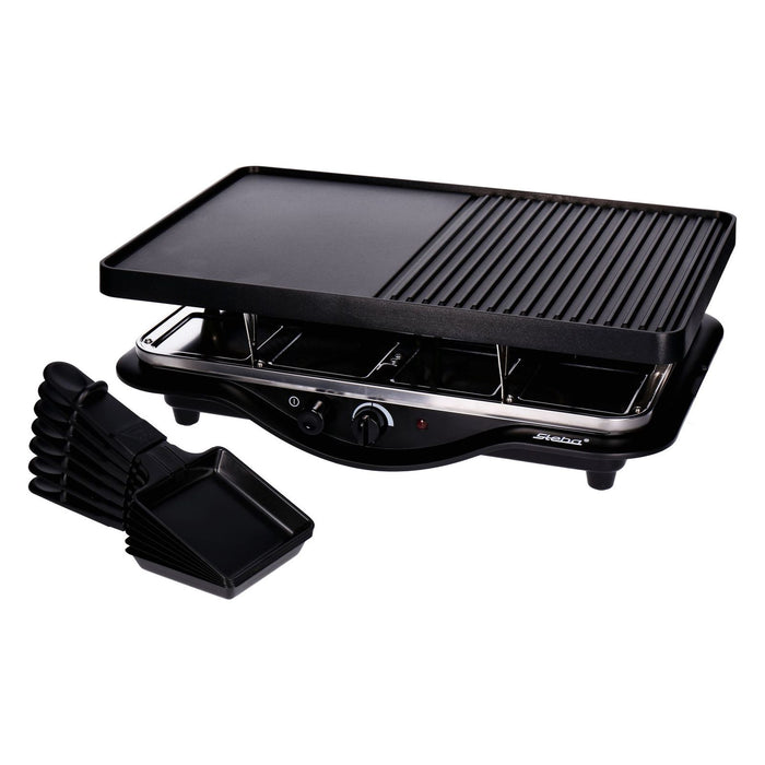 Steba RC 28 Guß-Raclette 1400 W 8 Personen Schwarz