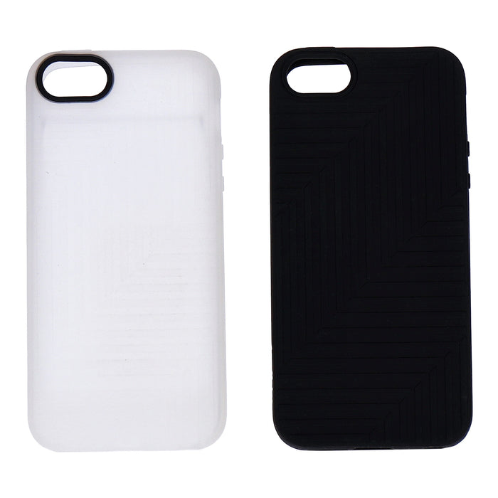 iPhone 5 Flexcase 2Pack, schwarz u. weiß