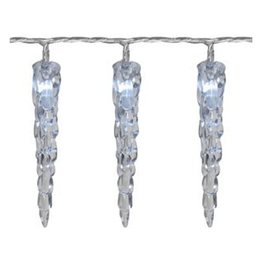 Produktbild LED-Lichterkette - Hellum 564433 LED-Eiszapfen-Lichterkette