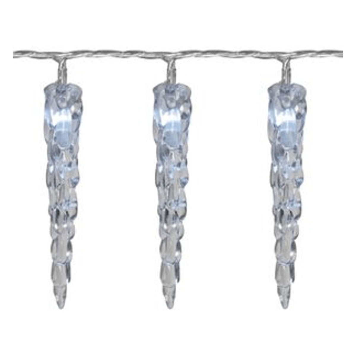 Produktbild LED-Lichterkette - Hellum 564433 LED-Eiszapfen-Lichterkette