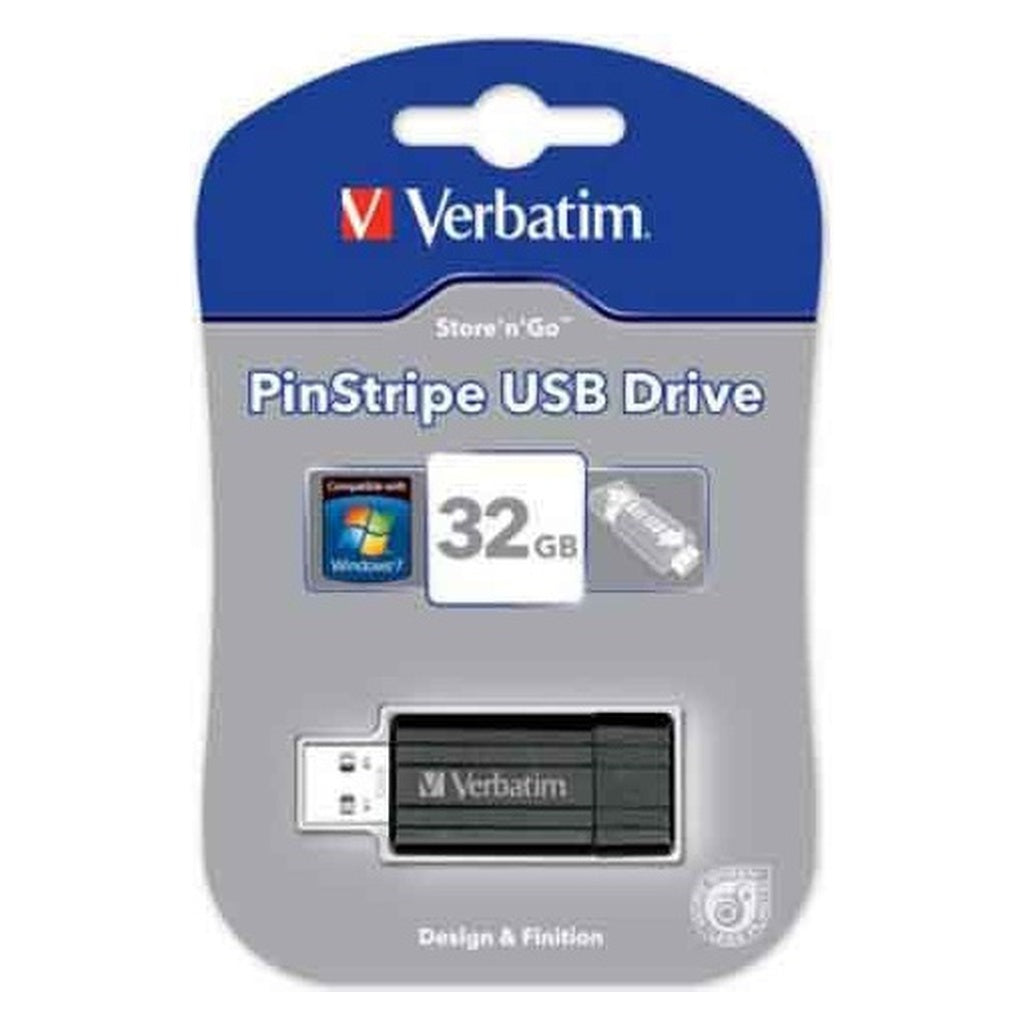Produktbild USB-Stick - Verbatim 15-020-144 USB-Stick 32GB Pin Stripe