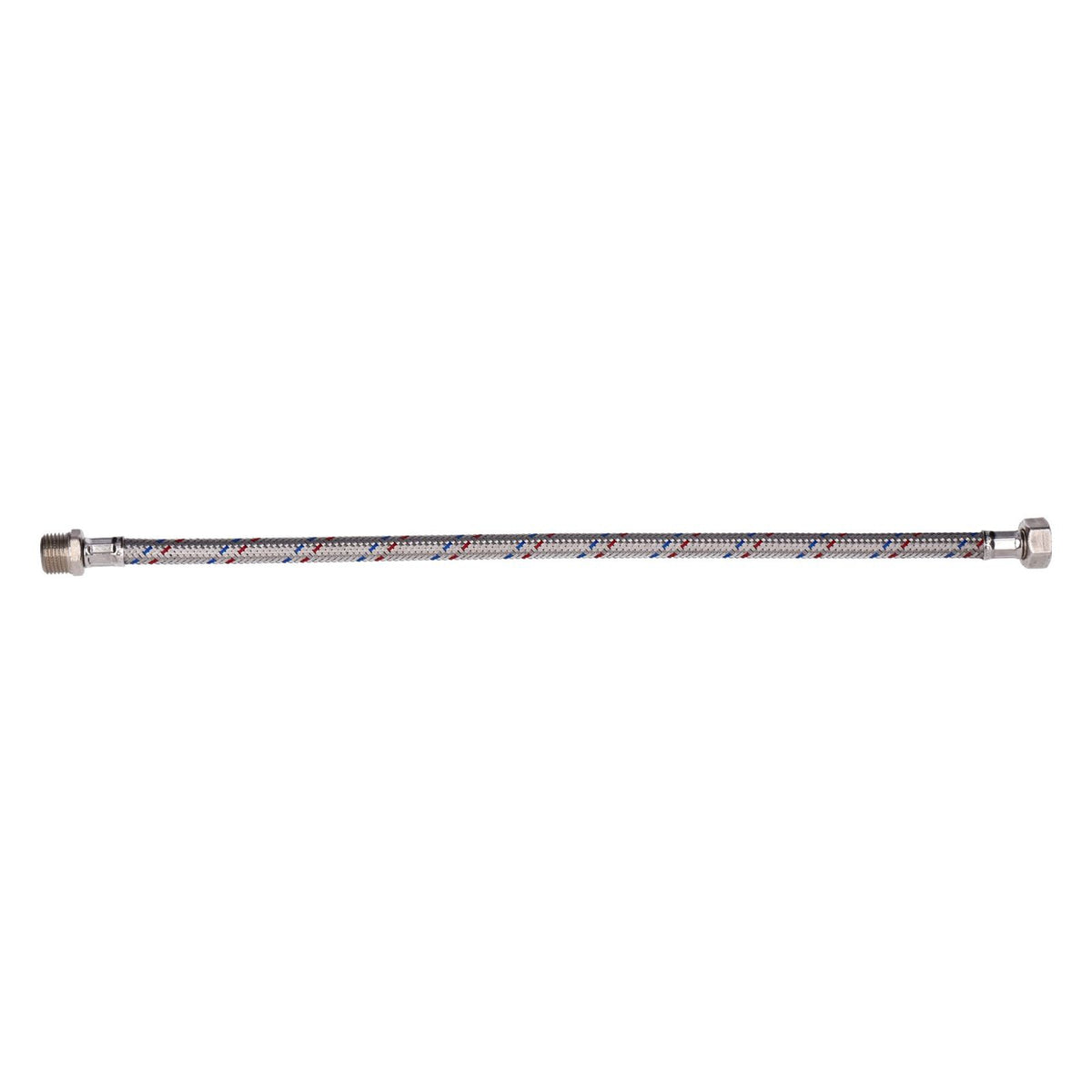 Produktbild Zulauf-Schlauchverlängerung - Flexibler Sanitär-Verbindungsschlauch (50 cm) DN12 3/4 Außengewinde x 3/4 Überwurfmutter