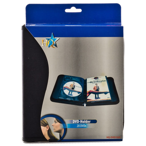 Produktbild DVD-Hülle - HQ DVD-Tasche für 20 DVD's HQ-DVD1020