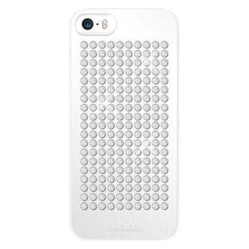Produktbild Smartphone-Hülle - Diamonds Rock Cover für Apple iPhone 5/5s weiß Bulkware