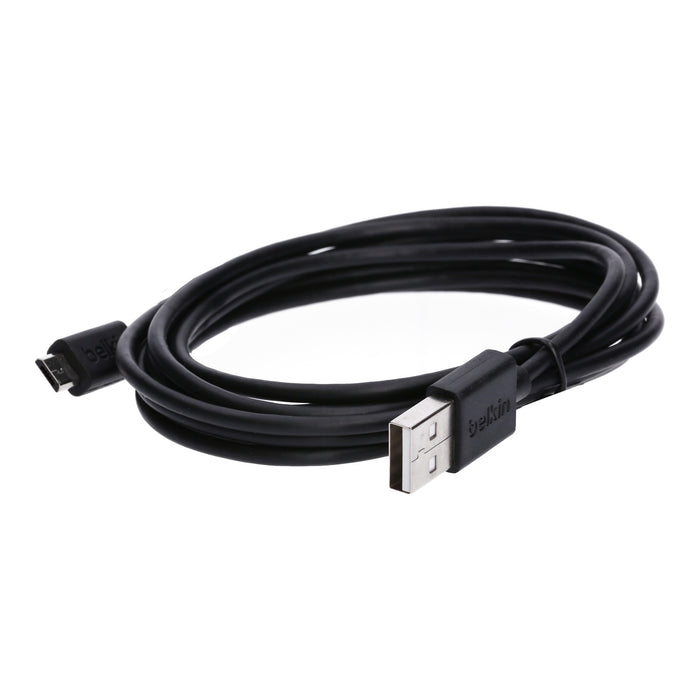 Belkin microUSB- auf USB-Kabel (USB 2.0, 2 m) schwarz