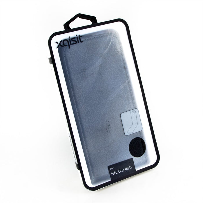 Xqisit HTC ONE M8 Flip Hülle schwarz