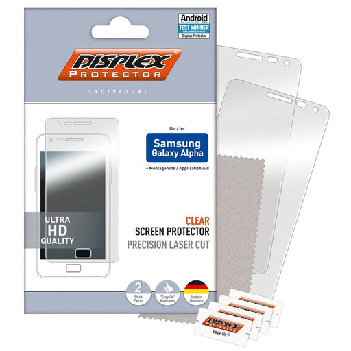 Produktbild Displayschutzfolie - Displex Protector Displayschutzfolie für Samsung Galaxy Alpha