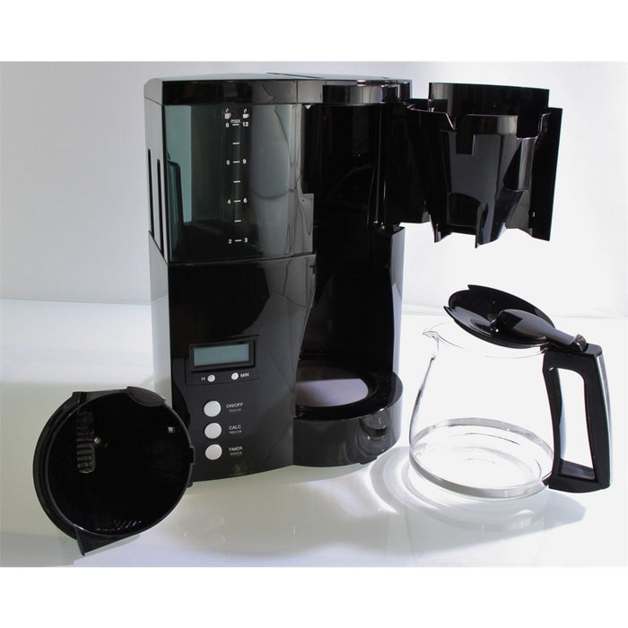 Melitta Optima Timer schwarz-Edelstahl