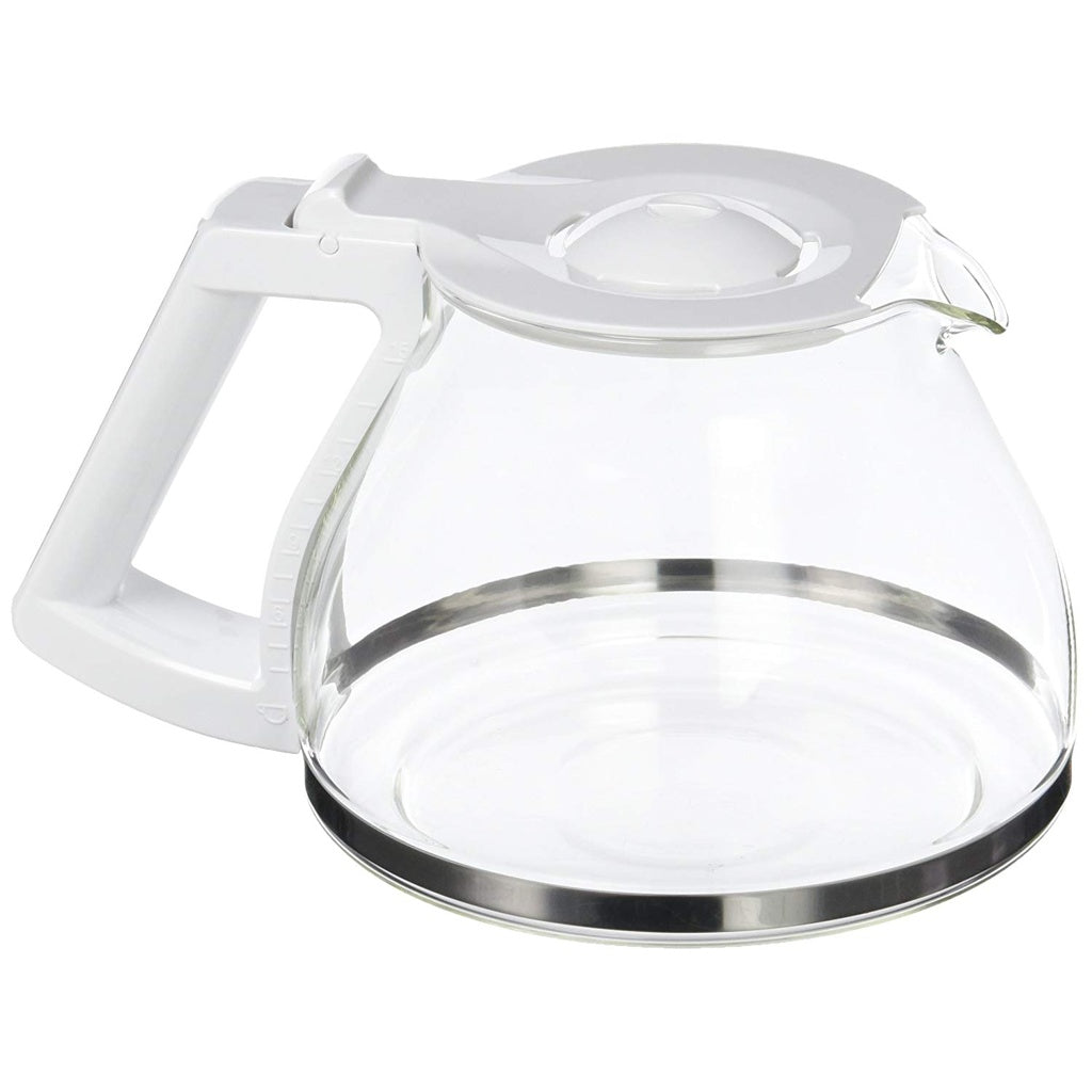 Produktbild Kaffeekanne - Melitta Look Deluxe Glaskanne weiß/Edelstahl