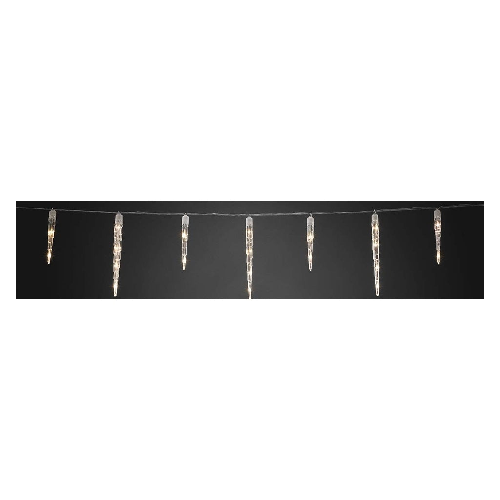 Produktbild LED-Lichtervorhang - Konstsmide 2749-103 LED-Eiszapfenvorhang 32 Zapfen
