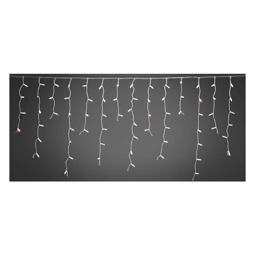 Produktbild LED-Lichtervorhang - Konstsmide Maxi LED kompakt System Basis Eisregen mit 100 Lichtern in warmweiß 4720-112