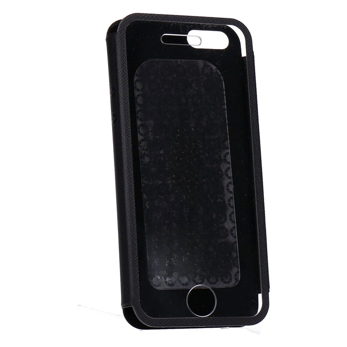 Fenice View Tasche für Apple iPhone 5/5S schwarz Schutzhülle Handytasche