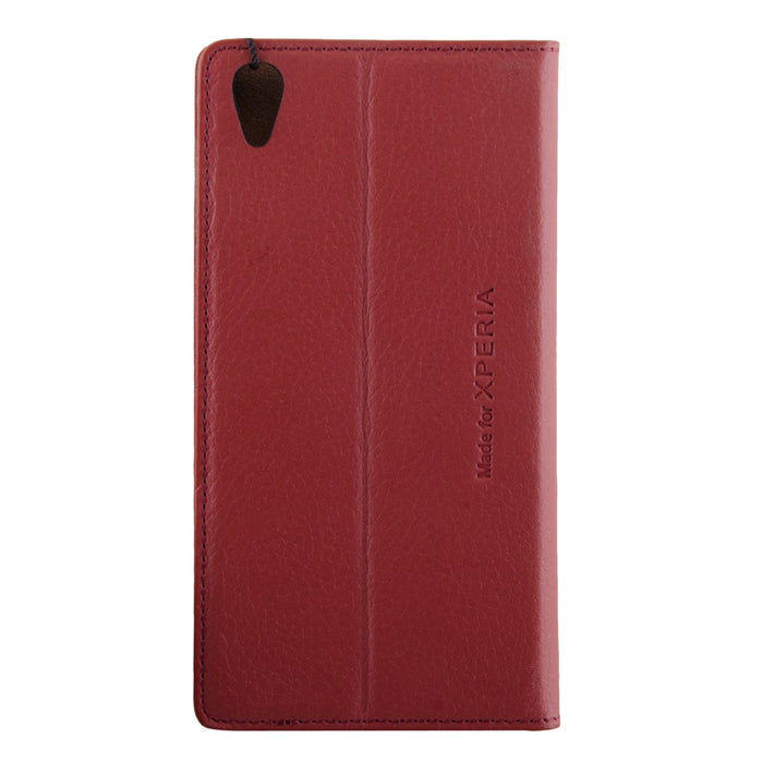 Mike Galeli Leder Flipcover MARC für Sony  Xperia Z5 weinrot