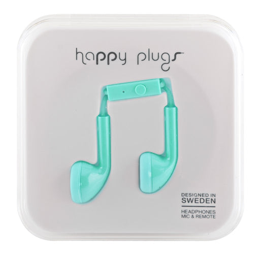 Produktbild In-Ear-Kopfhörer - Happy Plugs iPhone Headset in türkis