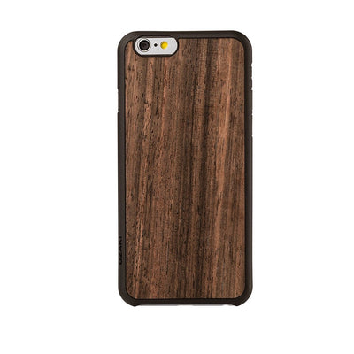 Wood luxuriöse dünne Schutzhülle iPhone 6/6s mit Holzrückseite inkl. Displayschutzfolie