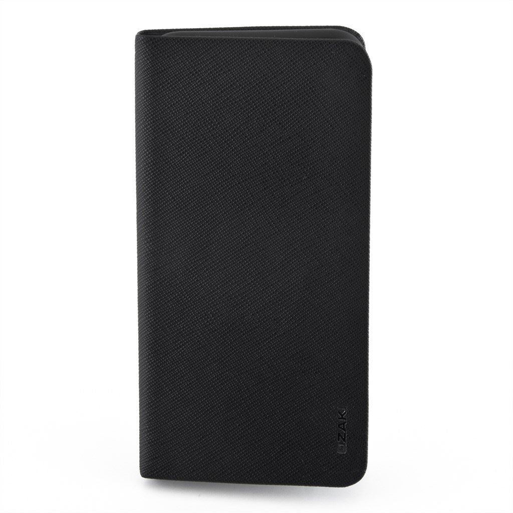 Produktbild Smartphone-Hülle - Ozaki 0.3 Folio - stylische, dünne Klapp-Tasche Kunstleder für Apple iPhone 6 / 6S - schwarz