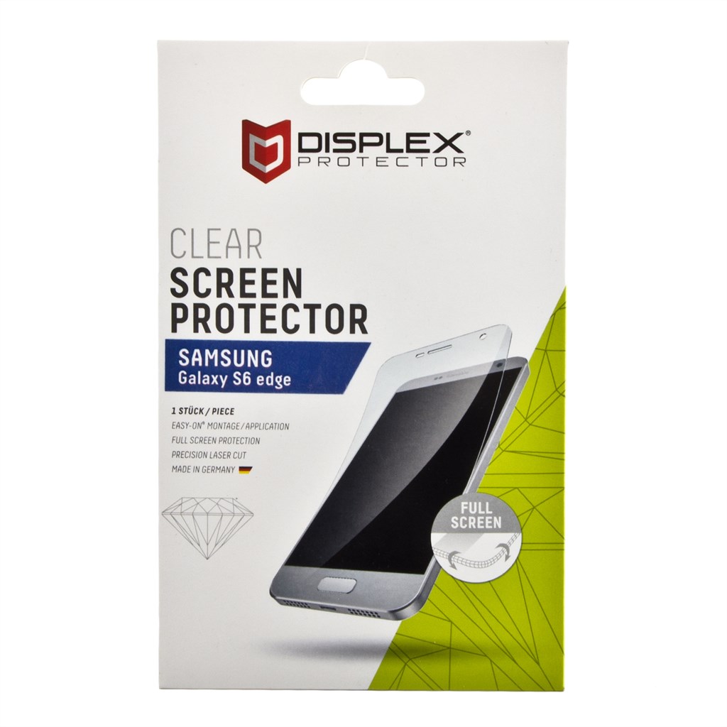 Produktbild Displayschutzfolie - Displex Displayschutzfolie für FullScreen für  Samsung Galaxy S6 Edge