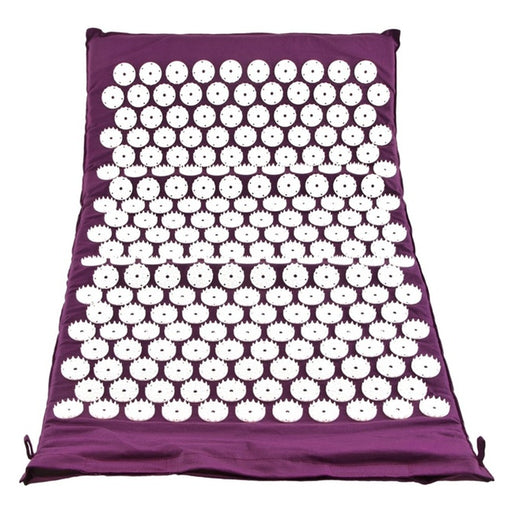 Produktbild Akupressurmatte - TP Akupressurmatte, Set mit Nagelmatte und Tasche, für Entspannung und Massage, ca. 75 x 44 cm Lila