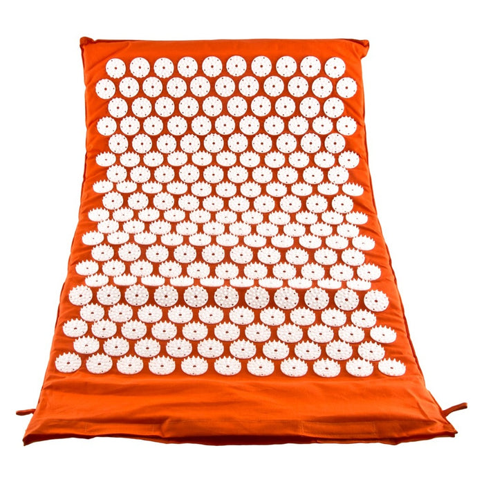 TP Akupressurmatte, Set mit Nagelmatte und Tasche, für Entspannung und Massage, ca. 75 x 44 cm Orange