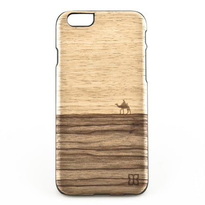 Slim M1612B Echtholzcover für iPhone 6+ Plus in Terra Eco M1612B