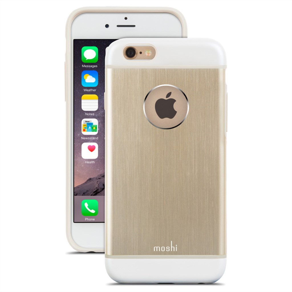 Produktbild Smartphone-Hülle - Moshi Schutzhülle iGlaze Armour für Apple iPhone 6 in satin gold
