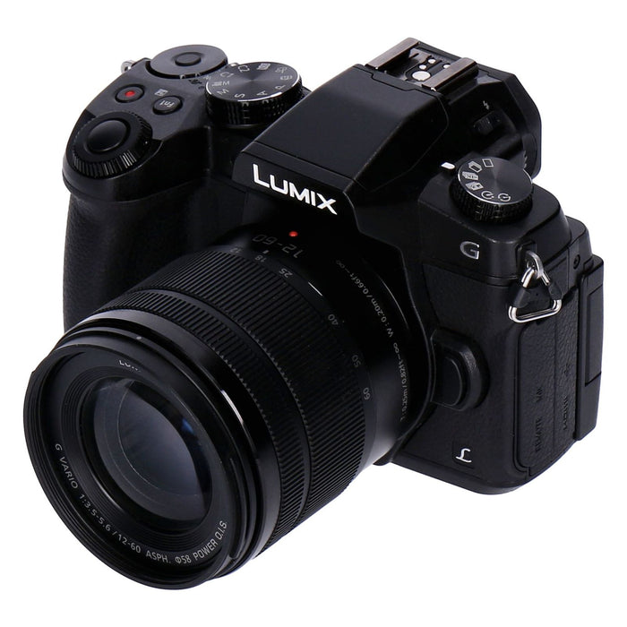 Panasonic Lumix DMC G81 Systemkamera schwarz inkl. H-FS12060 Objektiv