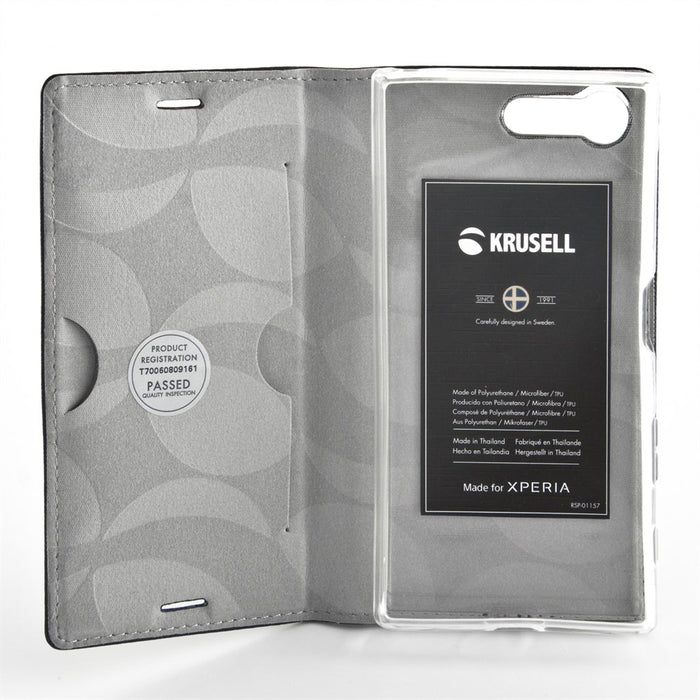 Krusell FolioCase Malmö für Sony Xperia X Compact in schwarz