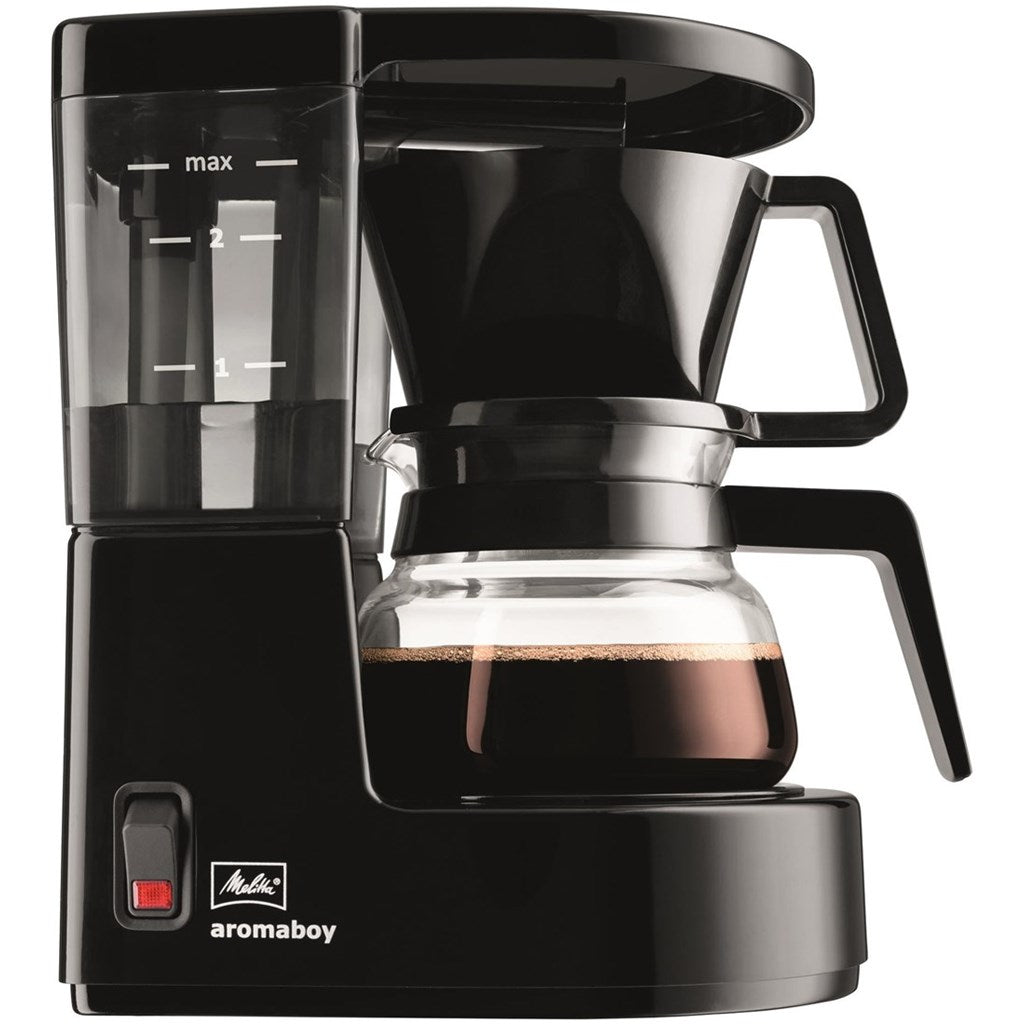 Produktbild Filterkaffeemaschine - Melitta, Filterkaffeemaschine, Aromaboy, 2 Tassen- Glaskanne, Filtereinsatz