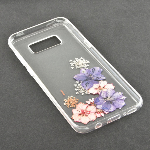 Produktbild Smartphone-Hülle - FLAVR Real Flower TPU Schutzhülle für Samsung Galaxy S8 Plus Amelia transparent