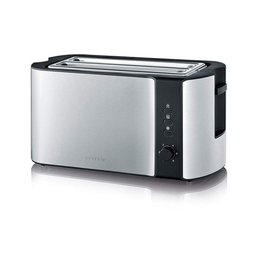 Produktbild Toaster - Severin AT 2590 Langschlitztoaster bis 4 Scheiben 1400 W Edelstahl / Schwarz