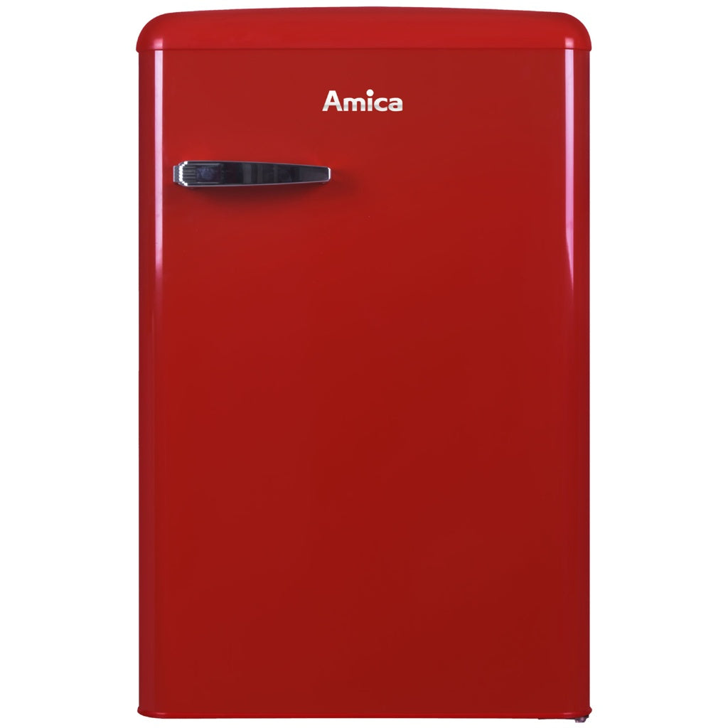 Produktbild Kühlschrank - Amica KS 15610 R Kühlschrank mit Gefrierfach im Retrodesign rot
