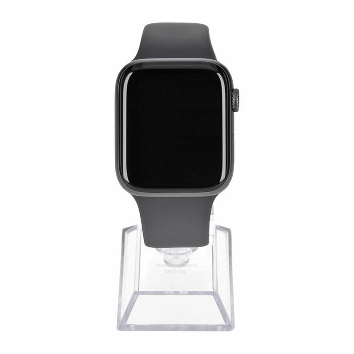 Apple Watch Series 4 44mm GPS + 4G Spacegrau Aluminiumgehäuse mit Sportarmband Schwarz