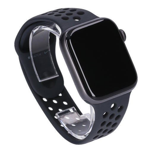 Produktbild Smartwatch - Apple Watch Series 4 Nike+ 44mm GPS + 4G Spacegrau Aluminiumgehäuse mit Nike Sportarmband Anthrazit