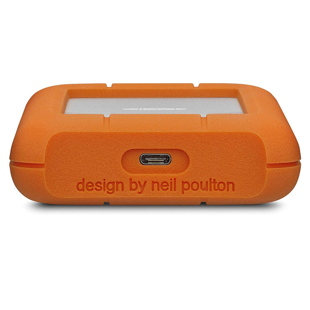 Produktbild externer Speicher - LaCie Rugged USB-C ext. Festplatte 4TB orange
