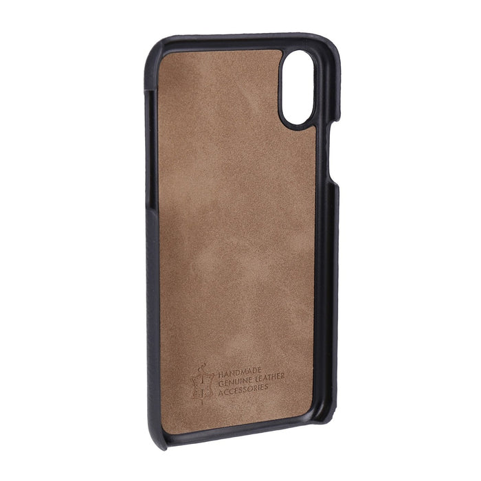 Mike Galeli Back Case LENNY für iPhone X grau Leder