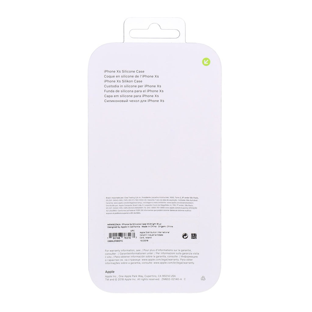 Produktbild Smartphone-Hülle - Apple Silikon Case für iPhone Xs Mitternachtsblau