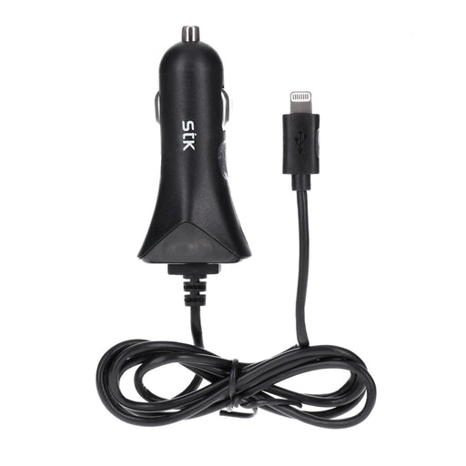Produktbild KFZ-Ladegerät - STK KfZ-Ladegerät mit Lightning-Anschluss schwarz