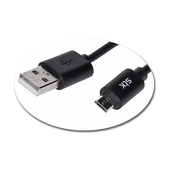 STK Lade und Sync-Kabel micro USB-Anschluss 1 Meter schwarz