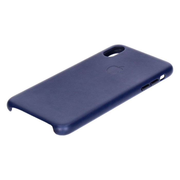 Apple Leder Case für iPhone Xs Max Mitternachtsblau