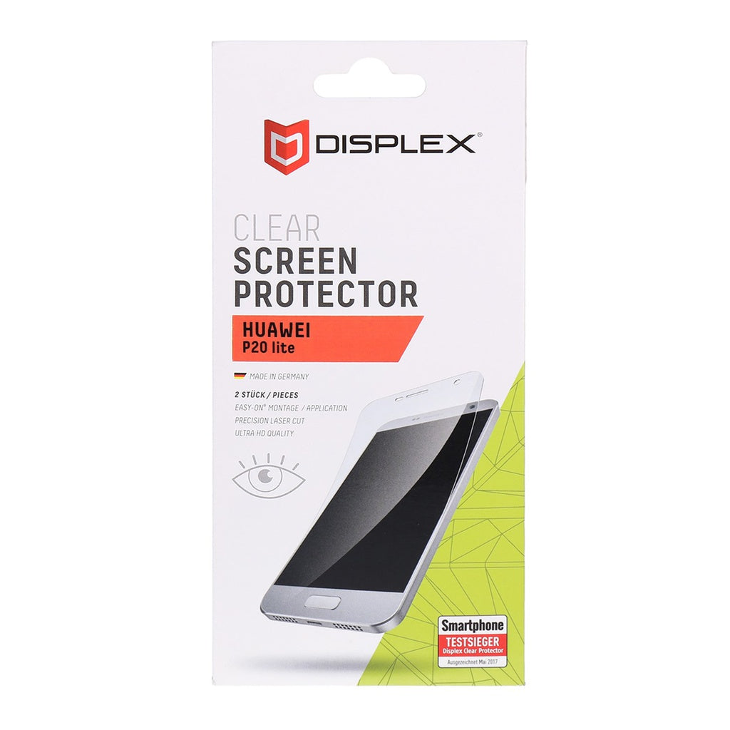 Produktbild Displayschutzfolie - Displex Displayschutzfolie für Huawei P20 Lite transparent 2 Stk.