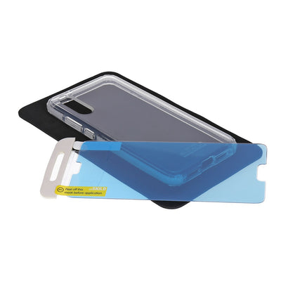 Defend Heavy Impact Case and Tempered Glas für Huawei P20 Pro transparent
