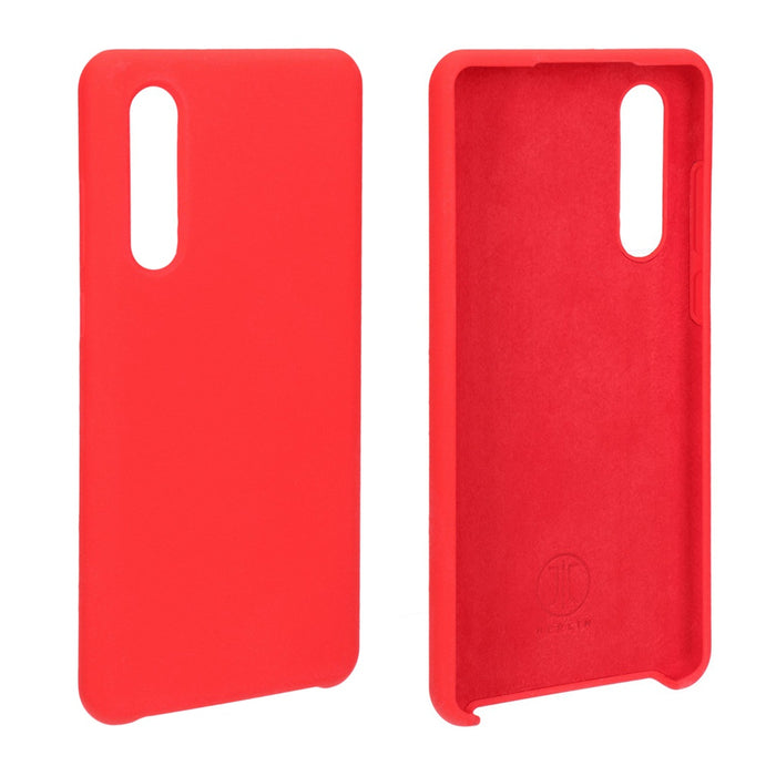 JT Berlin Liquid Silikon Case Schutzhülle Steglitz für Huawei P30 rot