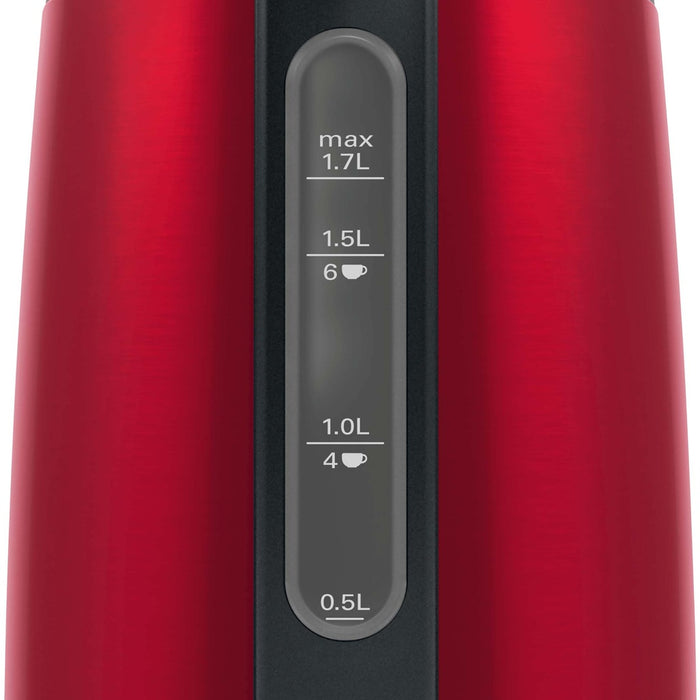 Bosch Wasserkocher SDA TWK3P424 1,7 L deep red/gr