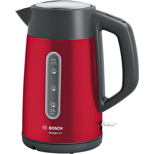 Produktbild Wasserkocher - Bosch Wasserkocher SDA TWK4P434 1,7 L  deep red/gr