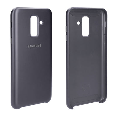 Dual Layer Cover für Galaxy A6+ 2018 schwarz