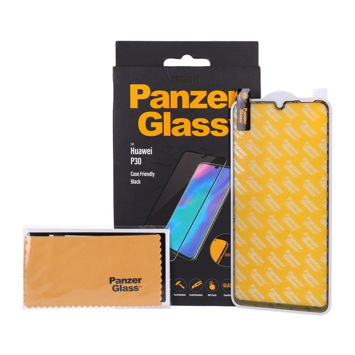 PanzerGlass für Huawei P30 Displayschutz schwarz Edge2Edge Case Friendly