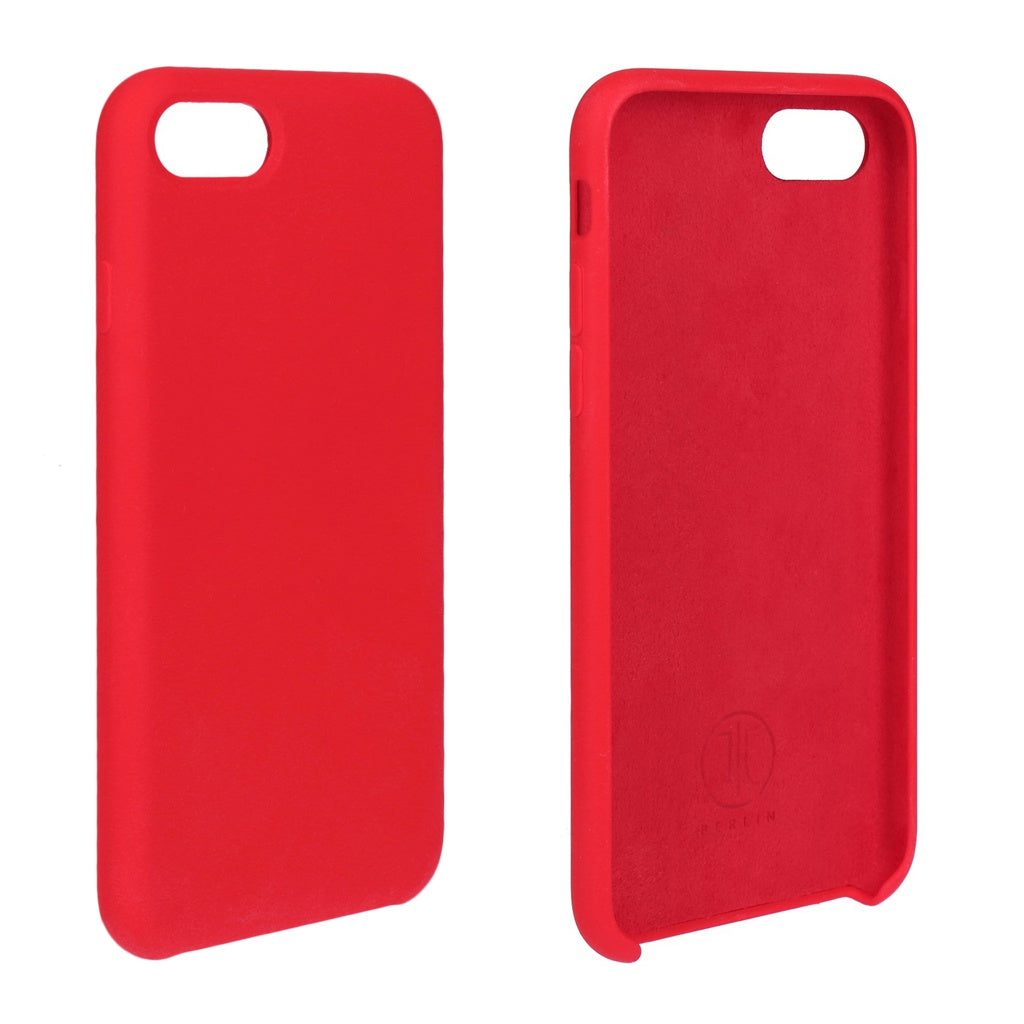 Produktbild Smartphone-Hülle - JT Berlin Steglitz Silikon BackCase Rot passend für Apple iPhone SE 2020/8/7
