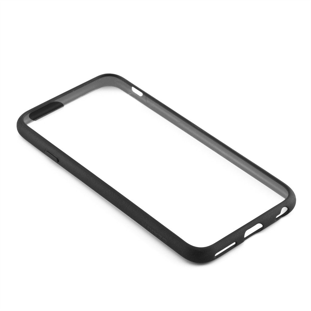 Produktbild Smartphone-Hülle - Ozaki 0.3 stoßabsorbierender Bumper mit transparenter Rückseite für iPhone 6 / 6S schwarz